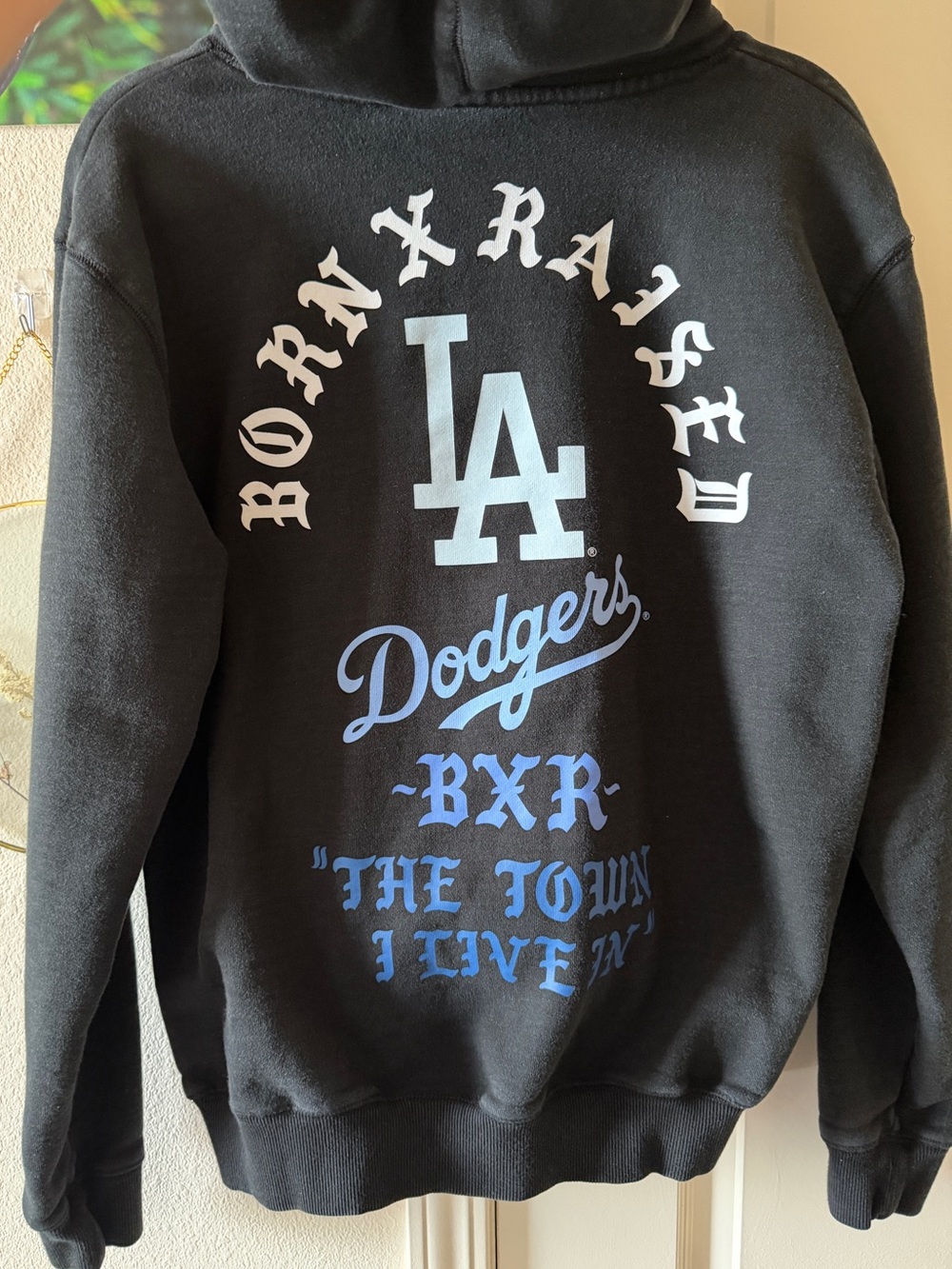 New Era Black LA Born X Raised Pullover Hoodie